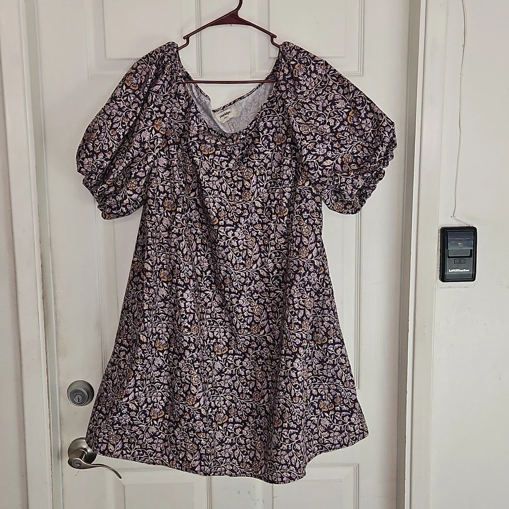 Anthropologie Porridge Elke Ditsy Swing Dress Women Plus 1X